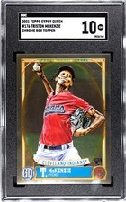 2021 Topps Gypsy Queen #176 Triston Mckenzie CHROME BOX TOPPER SGC 10 GEM RC