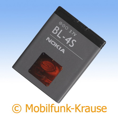 Original Akku f. Nokia X3-02 860mAh Li-Ionen (BL-4S) - Bild 1 von 1