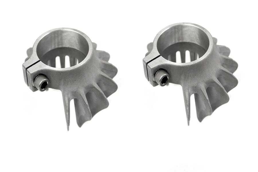 XL Finned Header Clamp Set fits Harley Davidson — 第 3/4 张图片