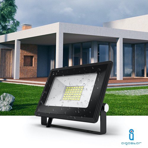 FARO LED SLIM PROIETTORE 30W SMD NATURALE IP65 DA ESTERNO 4P - Foto 5 di 5