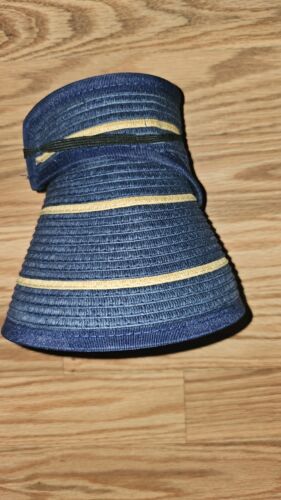 Sombrero Wallaroo azul para mujer Company Savannah sol playa visera cierre elástico - Imagen 2 de 5