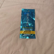 SUPRE SNOOKI MY BEACHES DARK BRONZER PACKET TANNING BED LOTION SAMPLE FAST SHIP