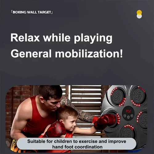 Boxing Machine Wall Mount Bluetooth Music Electronic Boxing Training Punching UK - Picture 11 of 17