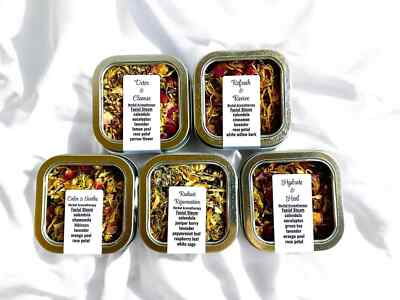 Natural Skin Care Facial Steam Blends Botanicals, At Home Spa Self Care