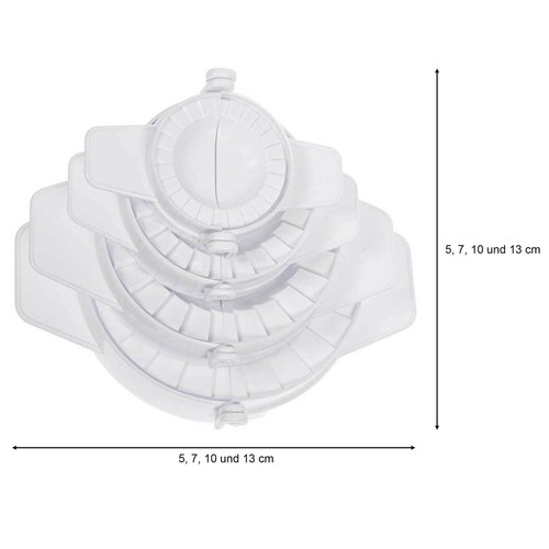 Maultaschenformer 4 x Ravioli Former Set Teigtaschen Maultaschen Ausstecher - Bild 10 von 10