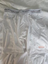 Shock Doctor Sport White Compression Short Size Mens Large
