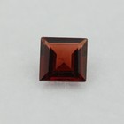 Loose Princess Cut Genuine Natural Garnet Stone Single Almandine Red Birthstone