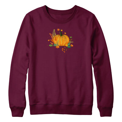 Kürbis Patch Sweatshirt Herbst Mode Halloween Kaffee Dates mit Freunden f...
