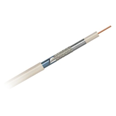 Premium Class A++ Koaxialkabel TRB120+ Vollkupfer 3-fach geschirmt Meterware