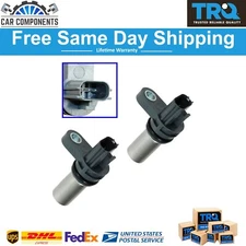 TRQ New Camshaft Crankshaft Cam CPS Pair Set For 2002-2014 Nissan Altima Sentra