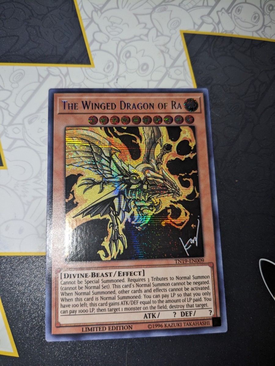 Yu-Gi-Oh! TCG The Winged Dragon of Ra (alternate art) 2019 Gold