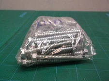 Midwest Fastener Lot Of 70 14 x 2 1/2 Slotted Head Washer Screws