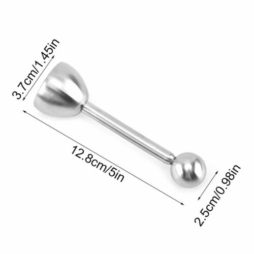 Stainless Steel Egg Topper Eggshell Cutter Egg Cracker for Hard Soft Boiled Eggs - Picture 3 of 12