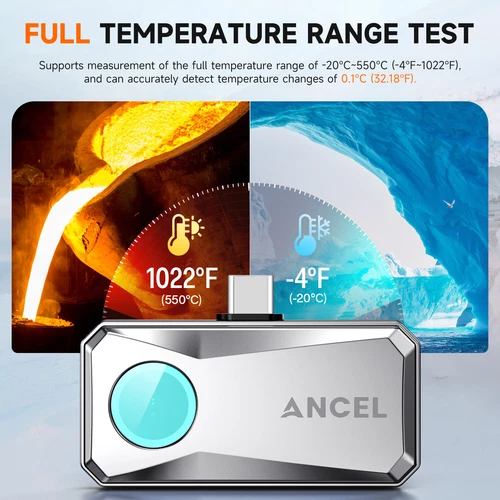 Thermal Imaging Camera IR Resolution 256X192 25Hz Frame Rate Android USB-Type-C - Picture 8 of 19