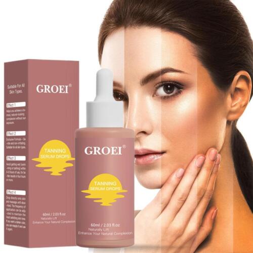 60ml Sunless Tanning Drops Self Tanning Drops Moisturizing for body Best - Picture 3 of 10