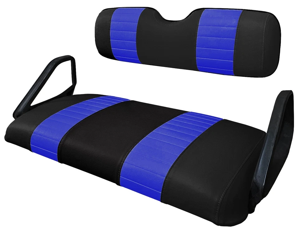 Juego de funda de asiento de carro de golf de repuesto E-Z-GO TXT (2 rayas) Foto 4 de 4