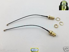 2 4" Mini PCI U.FL / IPX to RP-SMA Antenna WiFi Pigtail Cable