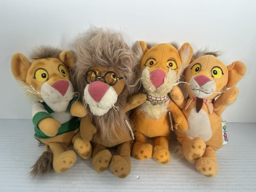 Between the Lions Plush Set Theo Cleo Lionel Leona PBS Kids Eden Toys HTF 4
