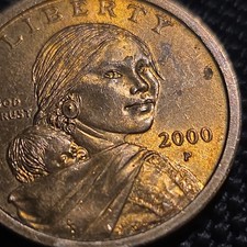 Moneta da un dollaro 2000 P Sacagawea US Liberty