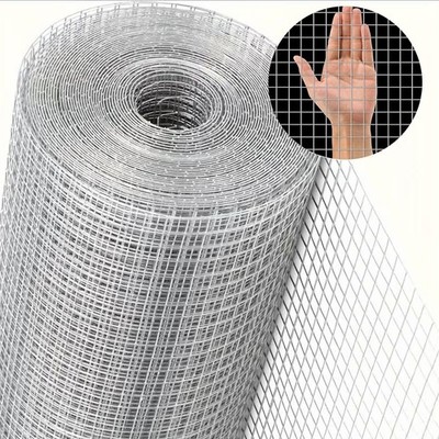 Chicken Cage Wire Fence Galvanized Welded Mesh 394 in & 119 in x15.75 in