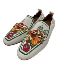 TORY BURCH MINI BENTON CHARM 20MM LOAFER white 136383