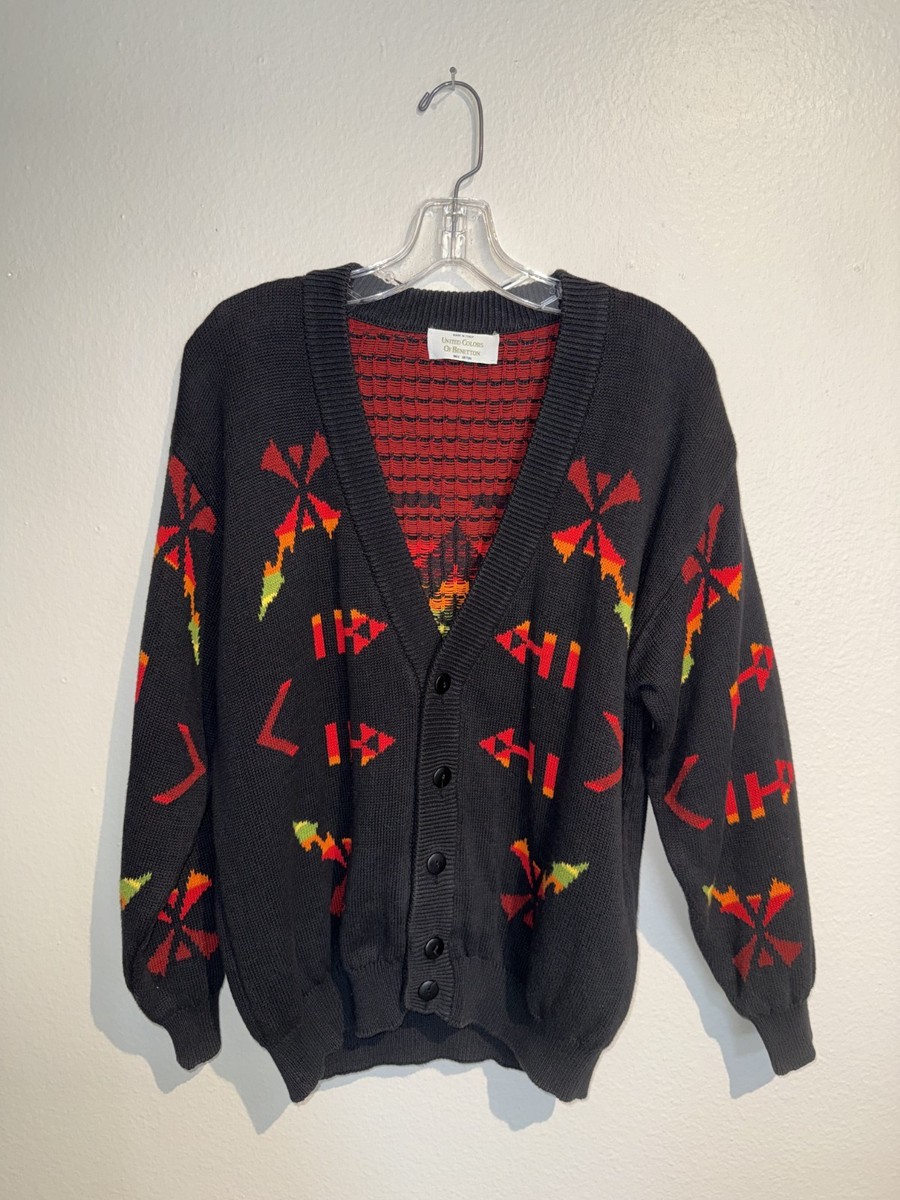 Vintage United Colors of Benetton Cardigan - Made in Italy 100