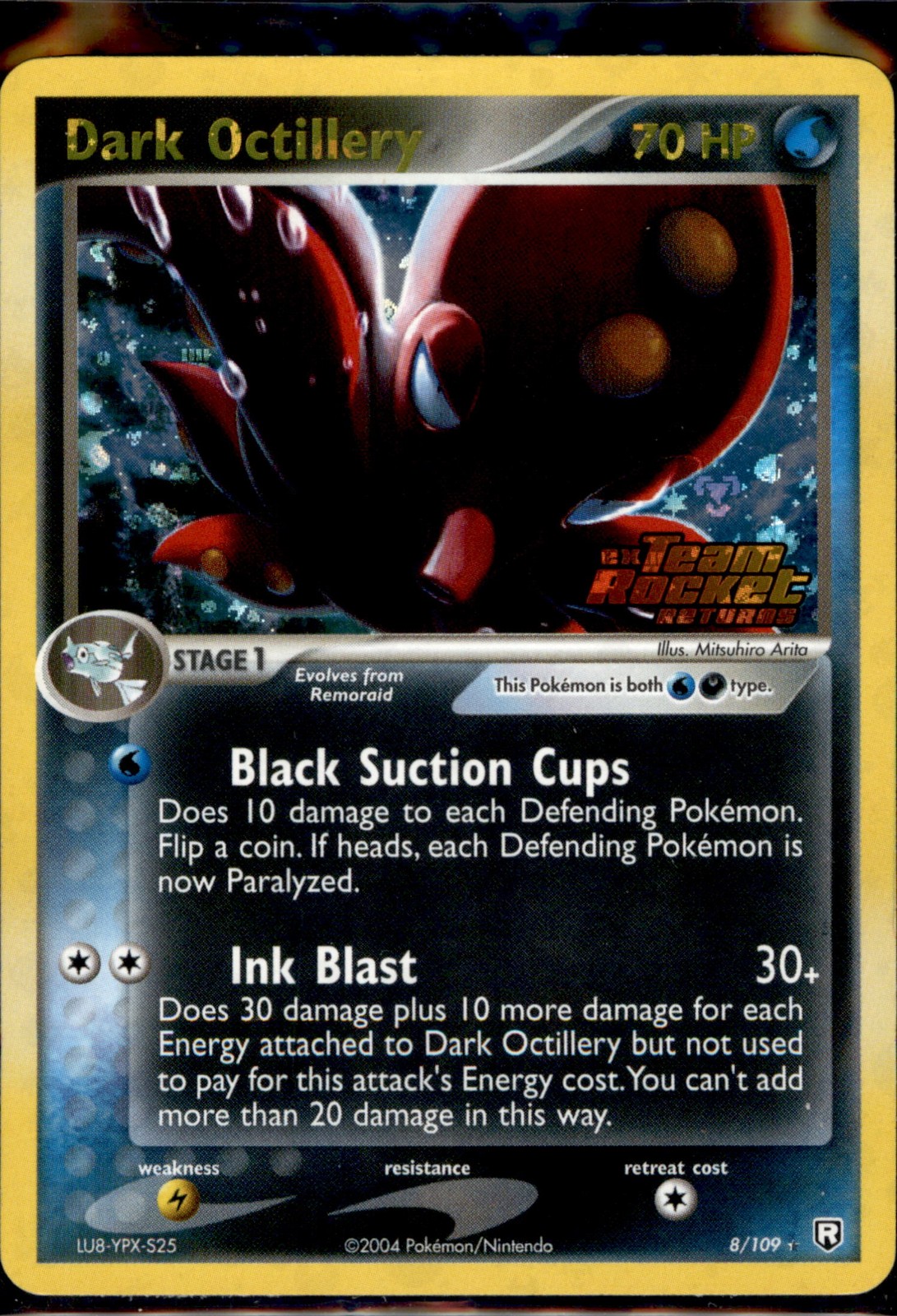 Dark Octillery Holo Rare Team Rocket Returns 8/109 NM