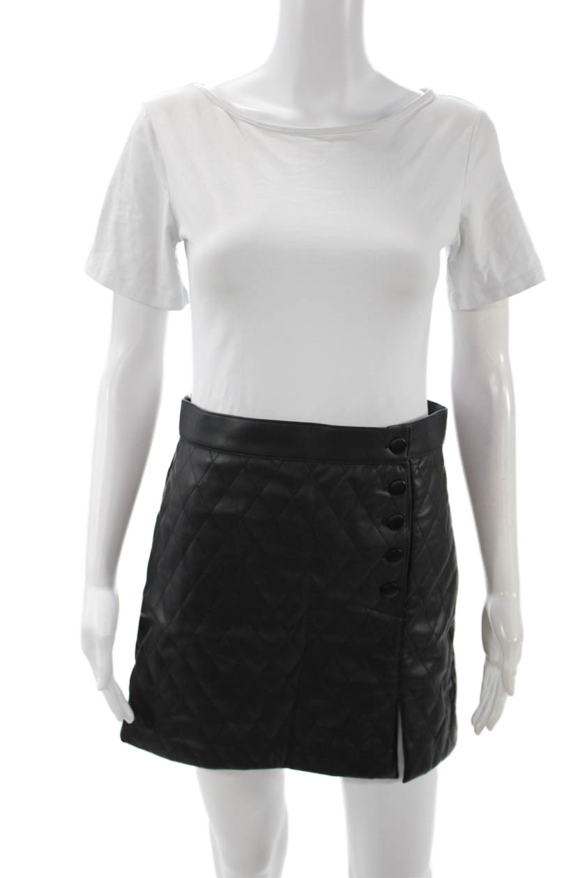 Zara Women Mini Straight Pencil Skirt Black Argyle Polyester Size SFree Shipping in US $100+ Orders | $6.95 Orders Below