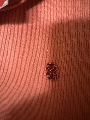 IZOD Luxus Sport Pullover Herren Gr. 2XL 1/4 Zip Langarm Pulli Pfirsich Neu mit Etikett - Bild 3 von 6