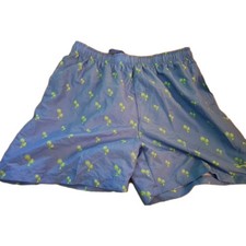 Panama Jack Original Men  s Swim Trunks 17  Lined Size XXL Drawstring Light Blue