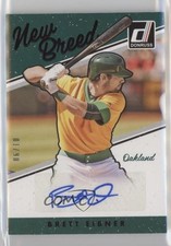 2017 Panini Donruss New Breed Auto Black 6/10 Brett Eibner #NB-BE Auto 0f6