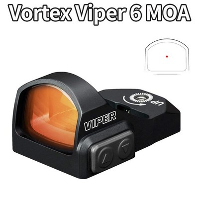 Vortex Viper 1x24mm Red Dot 6 MOA Micro Reflex Sight with Picatinny Mount VRD-6
