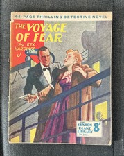Sexton Blake Library  308 The Voyage Of Fear 1954 Rex Hardinge