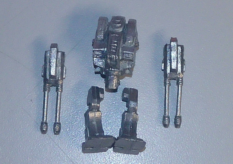 BATTLETECH BATTLEDROIDS? RIFLEMAN MECH (RAL PARTHA, METAL, MISSING RADAR)