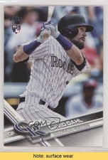 2017 Topps David Dahl (Batting Follow Through) #306 READ 0w8