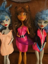 Monster High Doll Lot Of 3 Dolls For Restoration Parts Custom  Projects