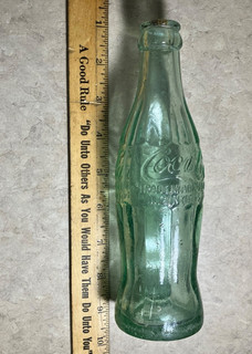 From estate Antique Coca Cola bottle Xmas 1923 Douglas Arizona
