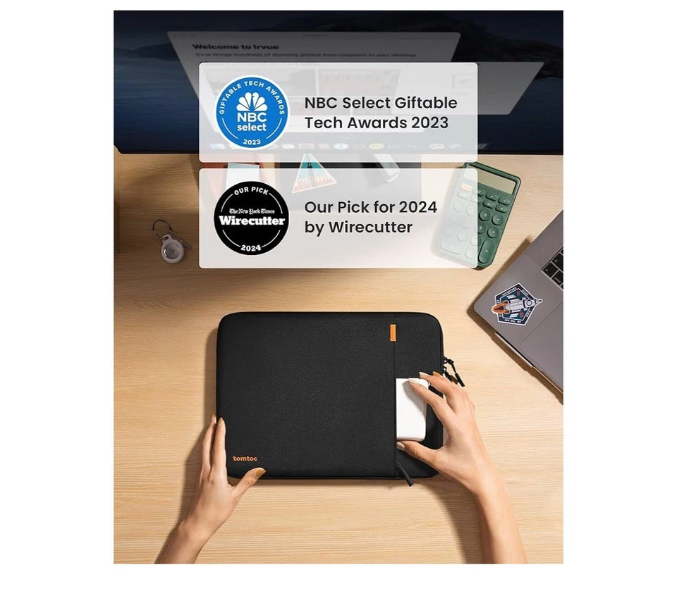 Tomtac Zippered Laptop/Tablet Sleeve - Image 2 of 4