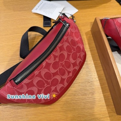 COACH WARREN MINI BB PB LT ボディバッグ Coach Warren Mini Belt Bag With Baseball Print | Brixton Baker