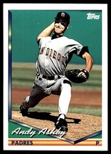 Andy Ashby 1994 Topps #648 San Diego Padres MLB READ FREE SHIPPING AutographDen