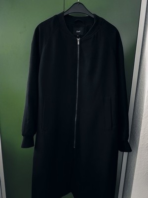 Damen Jacke lang von Zizzi In Schwarz Gr. XL