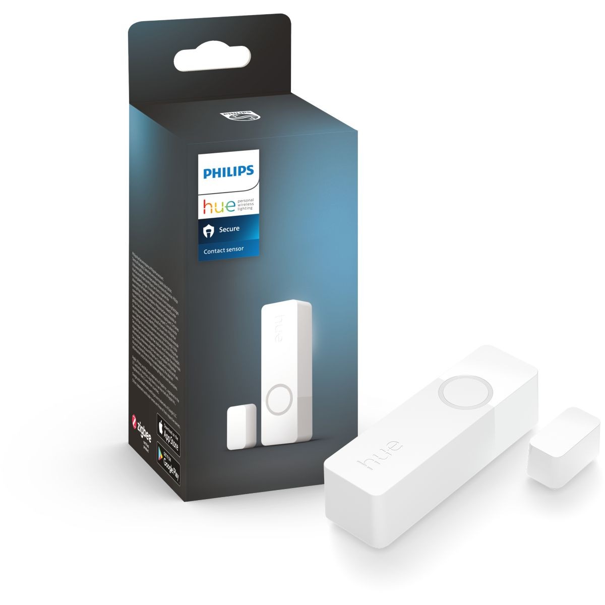 Détecteur d'ouverture Philips Hue Secure blanc au design minimaliste haut de gamme