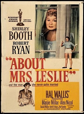 M419      ABOUT MRS. LESLIE original  1sh poster '54 Shirley Booth, Robert Ryan