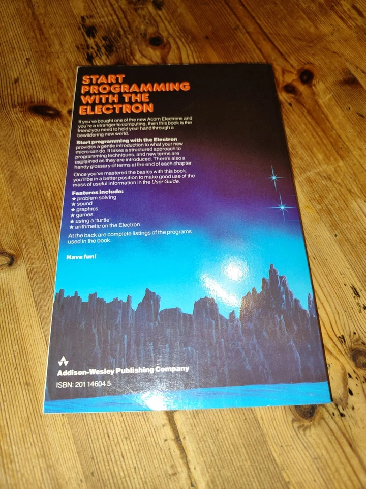 Livre "Start programming with the Electron" - Addison-Wesley - Acorn Electron - Image 2 of 3