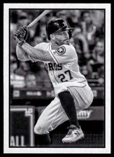 2019 2019 Bowman Heritage Black & White Parallel Jose Altuve Houston Astros