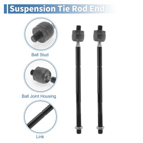 2 Pcs Front Inner Tie Rod End Links for Jeep Cherokee 2014-2018 - Picture 4 of 7