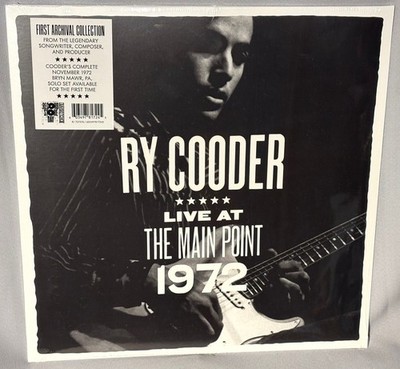 LP RY COODER Live at Main Point 1972 (RED Vinyl, 2025) NEW MINT SEALED