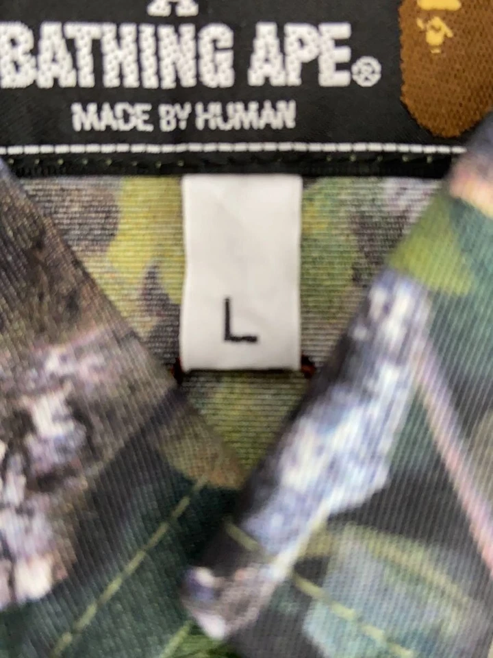 Bape OG Village Camo Coach Jacket Unused Nigo Era Green Size L VTG - Image 4 of 4