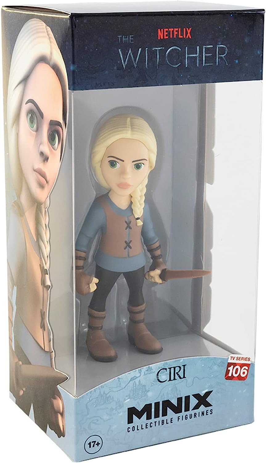 THE WITCHER CIRI Figura Statuetta 12cm Originale Collezione Serie MINIX TV 106