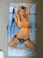 Vintage Poster 28x15 2009 Sexy Blonde Marisa Miller
